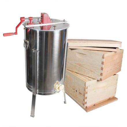 GoodLand Bee Supply GL-E2-2BK Beekeeping Double Deep Beehive Kit